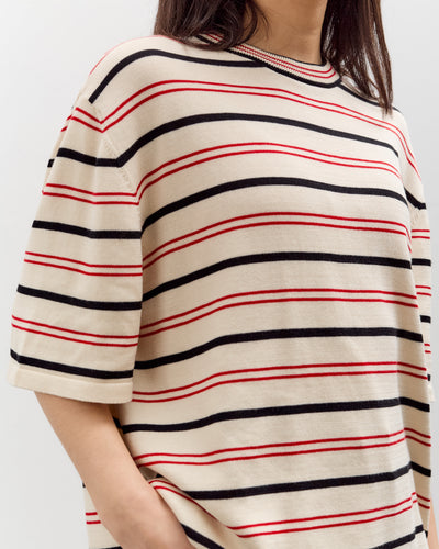 Cordera Organic Cotton Striped T-Shirt, Sierra