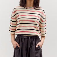 Cordera Organic Cotton Striped T-Shirt, Sierra