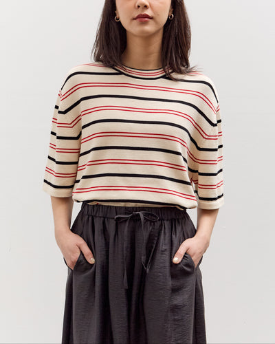 Cordera Organic Cotton Striped T-Shirt, Sierra