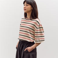 Cordera Organic Cotton Striped T-Shirt, Sierra