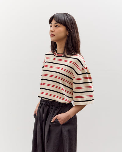 Cordera Organic Cotton Striped T-Shirt, Sierra