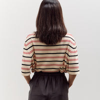 Cordera Organic Cotton Striped T-Shirt, Sierra