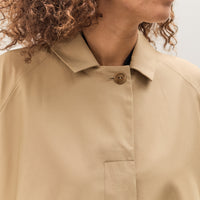 Cordera Balloon Trench Coat, Camel