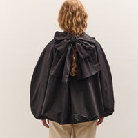 Cordera Bow Shirt, Black