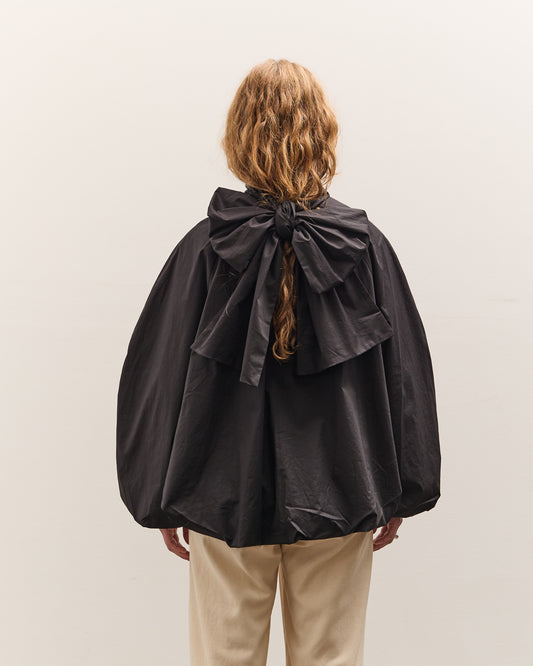 Cordera Bow Shirt, Black