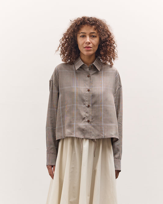 Cordera Checked Shirt, Brown