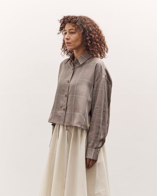 Cordera Checked Shirt, Brown