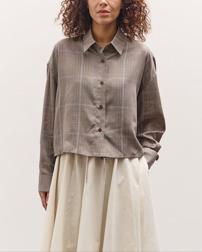 Cordera Checked Shirt, Brown