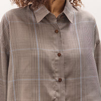 Cordera Checked Shirt, Brown