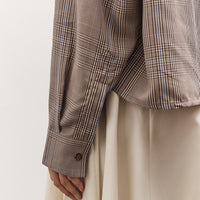 Cordera Checked Shirt, Brown