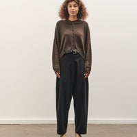 Cordera Cotton & Cashmere Cardigan, Dark Moss