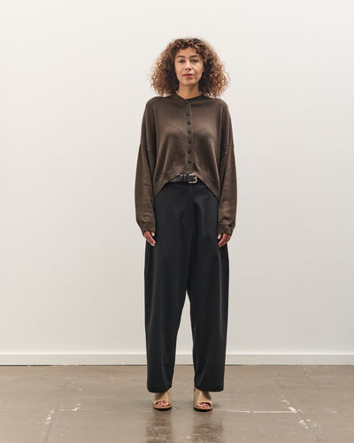 Cordera Cotton & Cashmere Cardigan, Dark Moss