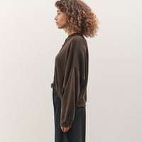 Cordera Cotton & Cashmere Cardigan, Dark Moss