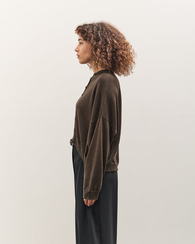 Cordera Cotton & Cashmere Cardigan, Dark Moss