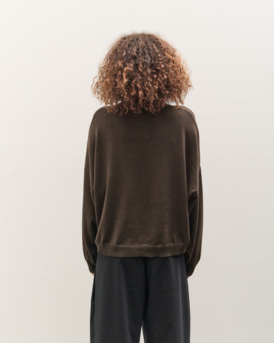 Cordera Cotton & Cashmere Cardigan, Dark Moss