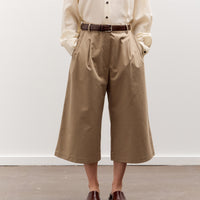 Cordera Cotton Capri Pants, Camel