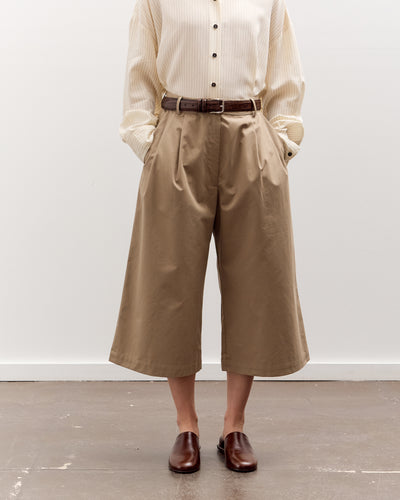 Cordera Cotton Capri Pants, Camel