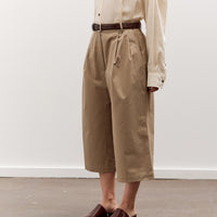 Cordera Cotton Capri Pants, Camel