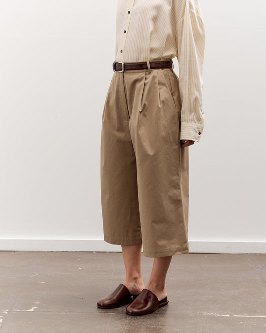 Cordera Cotton Capri Pants, Camel