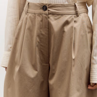 Cordera Cotton Capri Pants, Camel