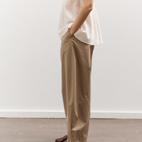 Cordera Cotton Curved Pants, Camel
