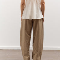 Cordera Cotton Curved Pants, Camel