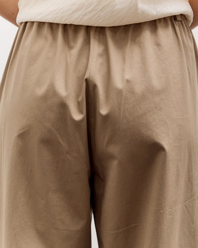 Cordera Cotton Curved Pants, Camel