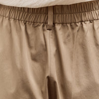 Cordera Cotton Curved Pants, Camel