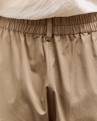 Cordera Cotton Curved Pants, Camel