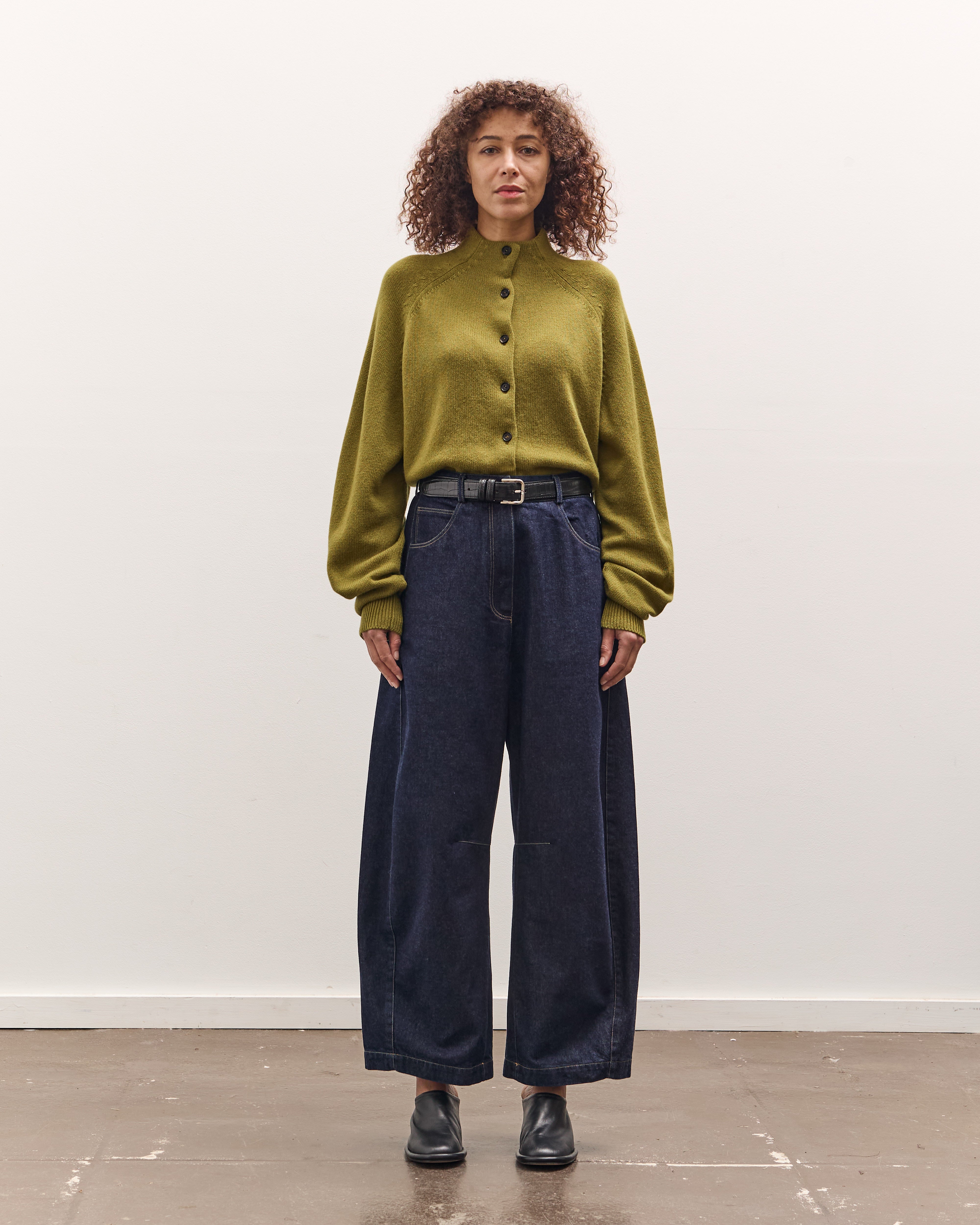 Cordera Curved Baggy Jeans, Denim – Glasswing