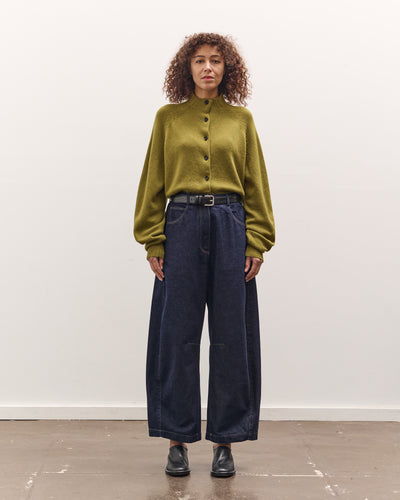 Cordera Curved Baggy Jeans, Denim