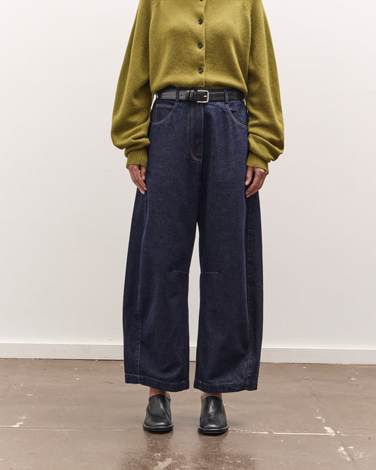 Cordera Curved Baggy Jeans, Denim