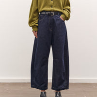 Cordera Curved Baggy Jeans, Denim