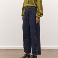 Cordera Curved Baggy Jeans, Denim