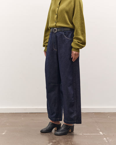 Cordera Curved Baggy Jeans, Denim