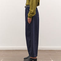 Cordera Curved Baggy Jeans, Denim