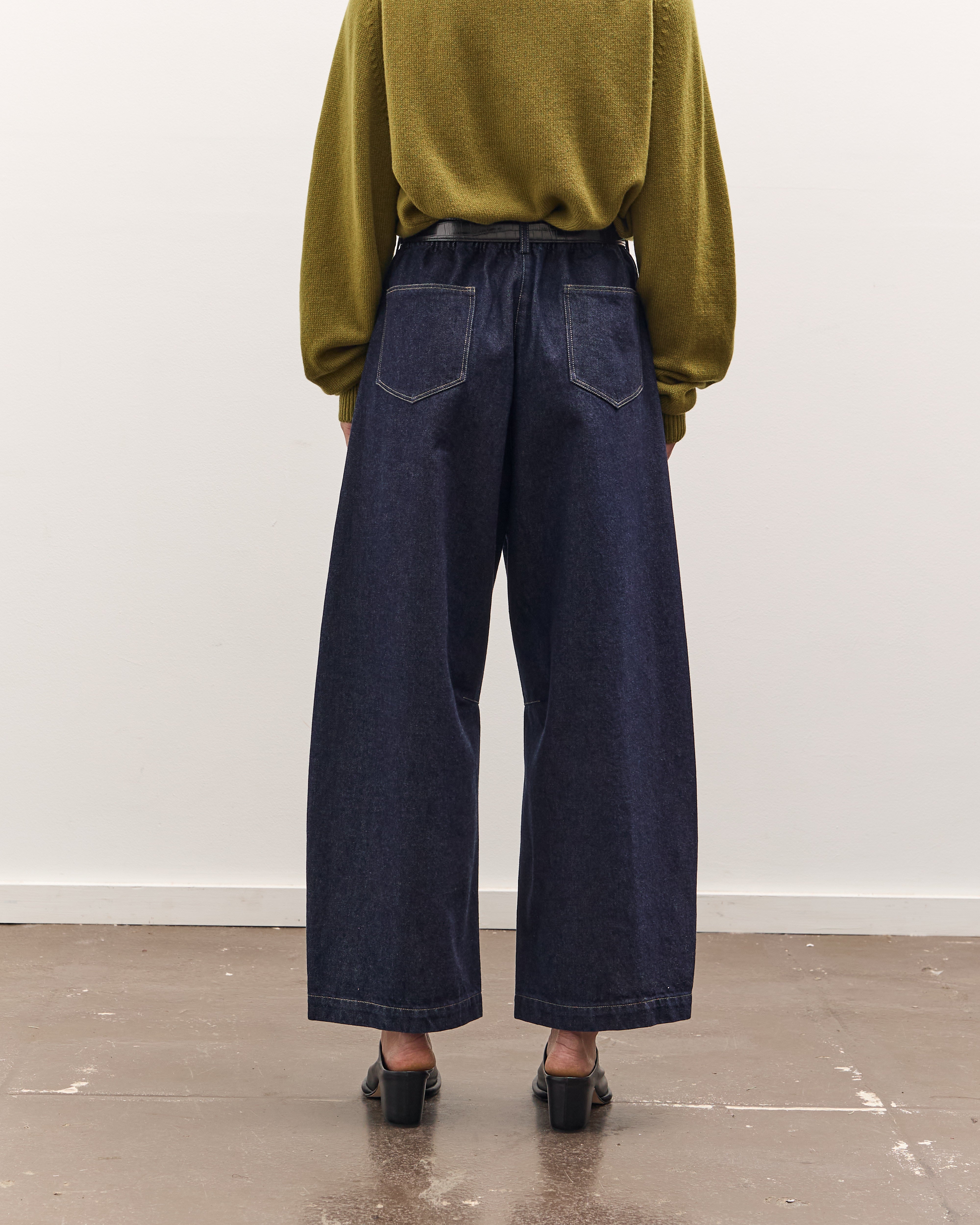 Cordera Curved Baggy Jeans, Denim – Glasswing