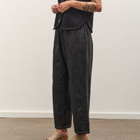 Cordera Denim Relaxed Pants, Black