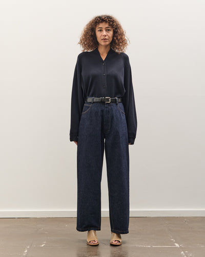 Cordera Denim Straight Pants, Indigo