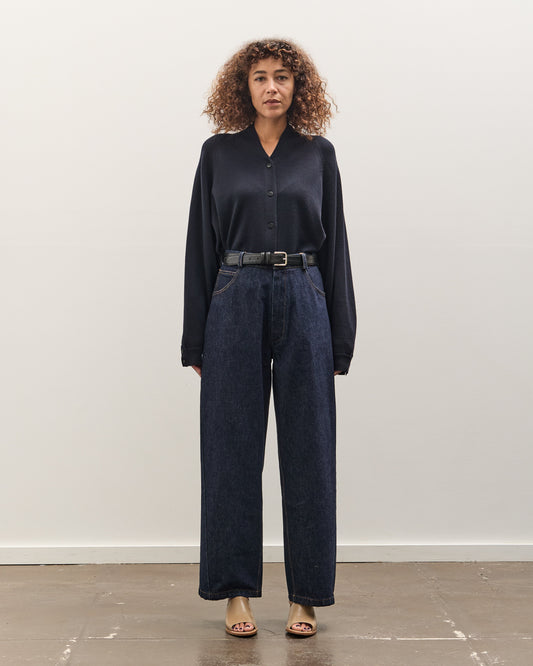 Cordera Denim Straight Pants, Indigo