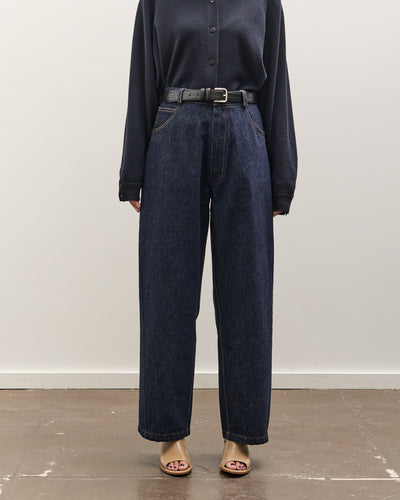 Cordera Denim Straight Pants, Indigo
