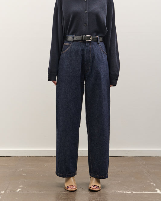 Cordera Denim Straight Pants, Indigo