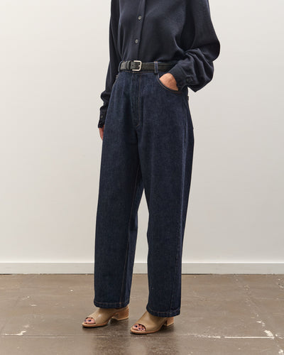 Cordera Denim Straight Pants, Indigo