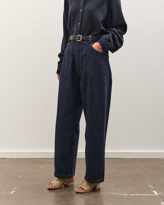 Cordera Denim Straight Pants, Indigo