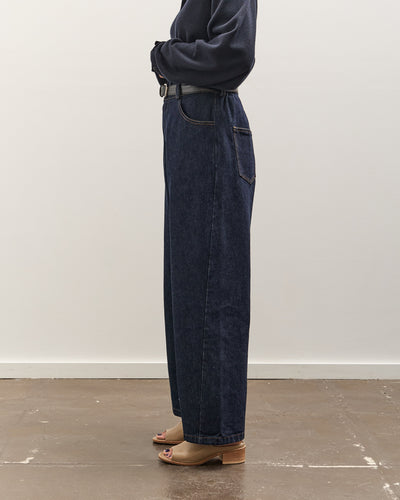 Cordera Denim Straight Pants, Indigo