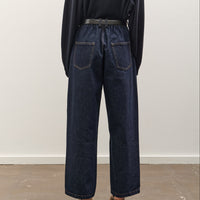 Cordera Denim Straight Pants, Indigo