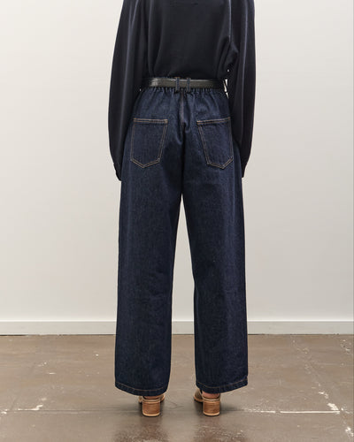 Cordera Denim Straight Pants, Indigo