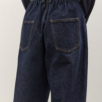 Cordera Denim Straight Pants, Indigo