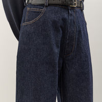 Cordera Denim Straight Pants, Indigo