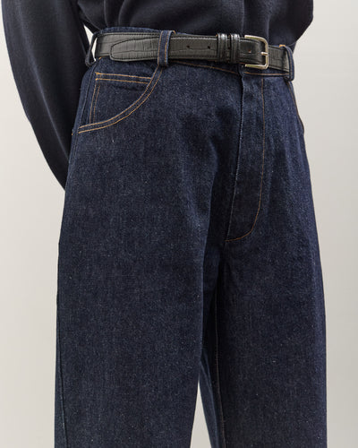 Cordera Denim Straight Pants, Indigo